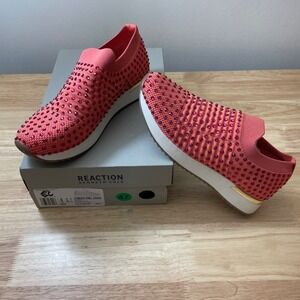 Kenneth Cole Reaction Cameron Jewel Jogger Sunset Embellished Sneakers‎ SZ 8 New